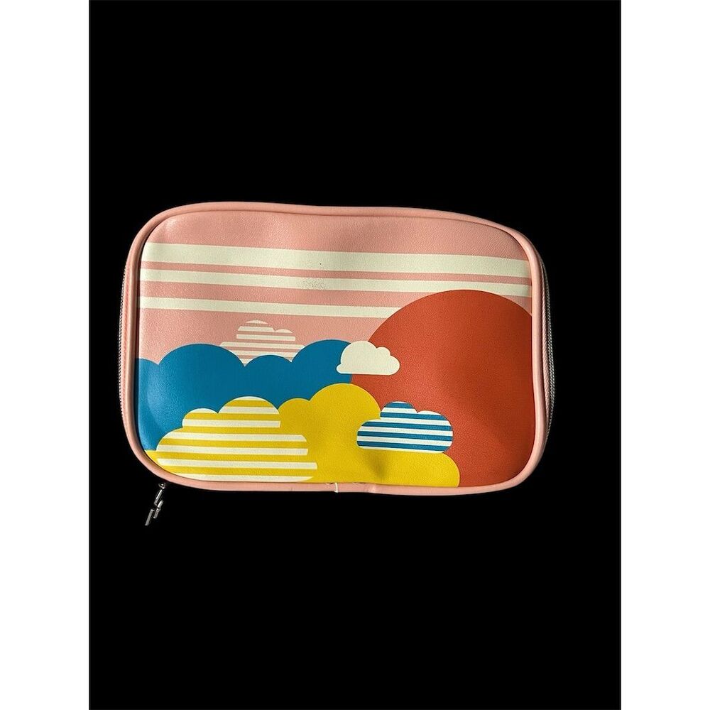 Pink Makeup Bag Organizer with Zipper & Pockets - Picture 5 of 13